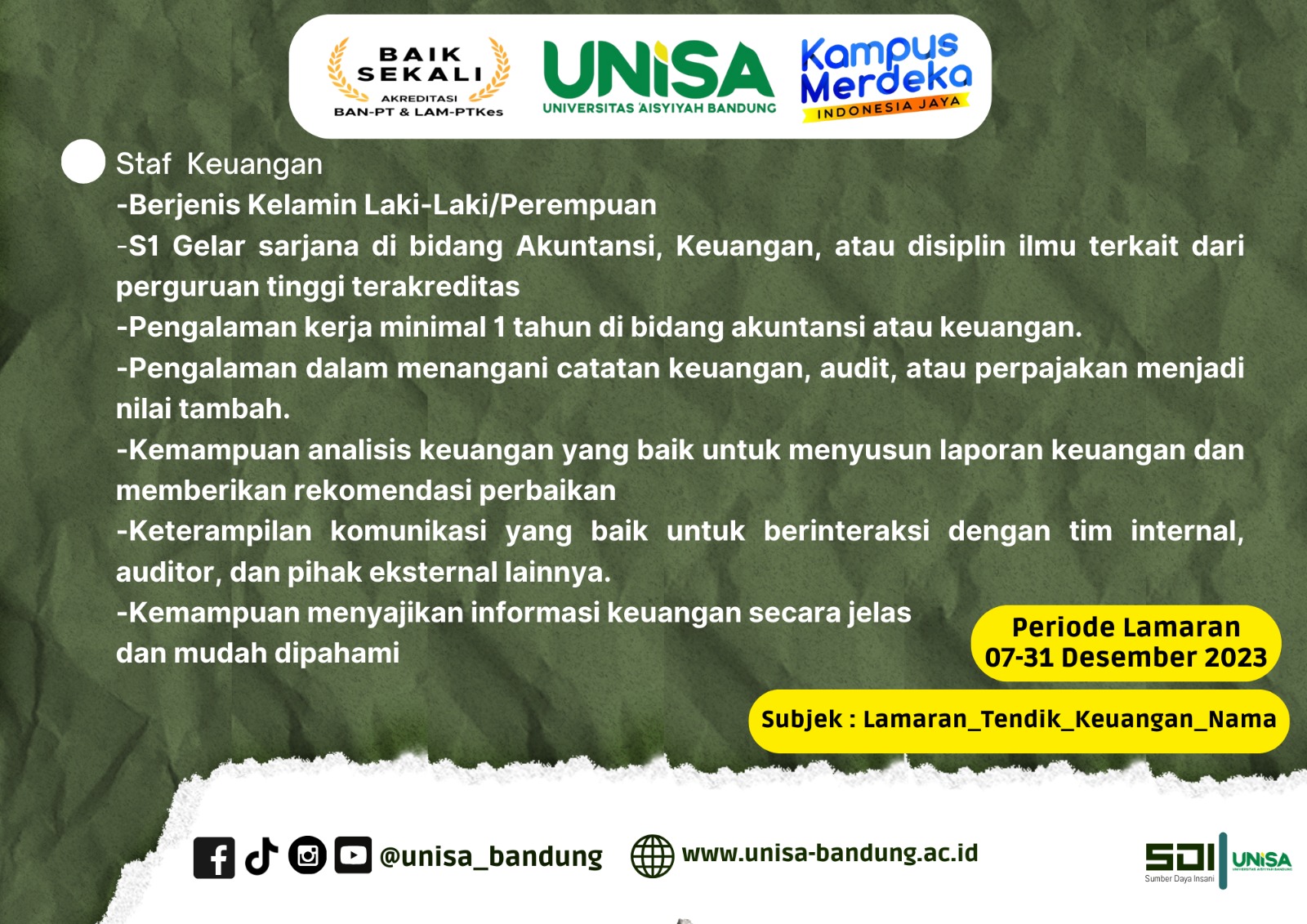 staf keuangan