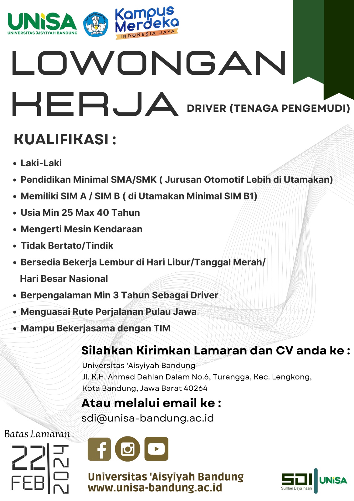 info loker SDI