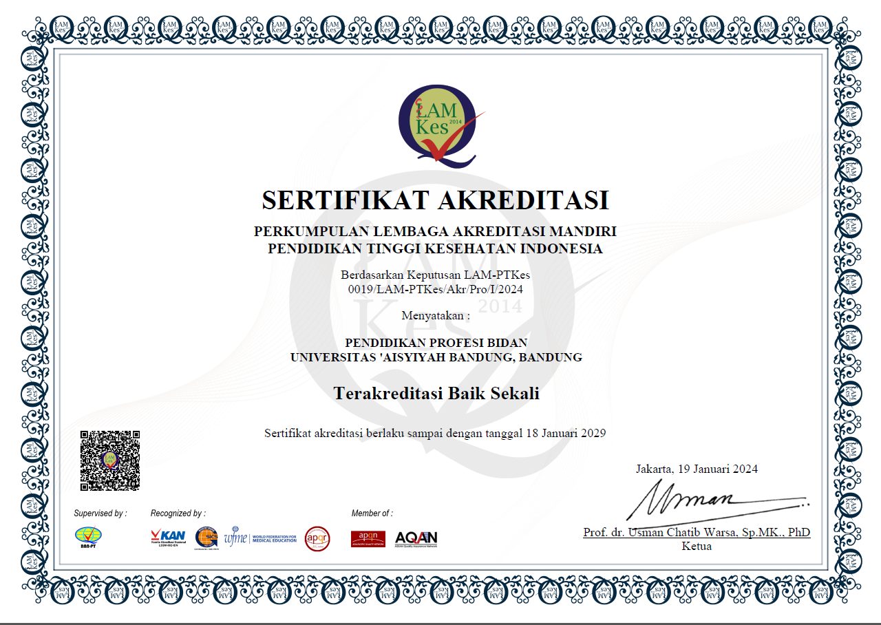 Sertifikat Akreditasi Pendidikan Profesi Bidan 2024-2029