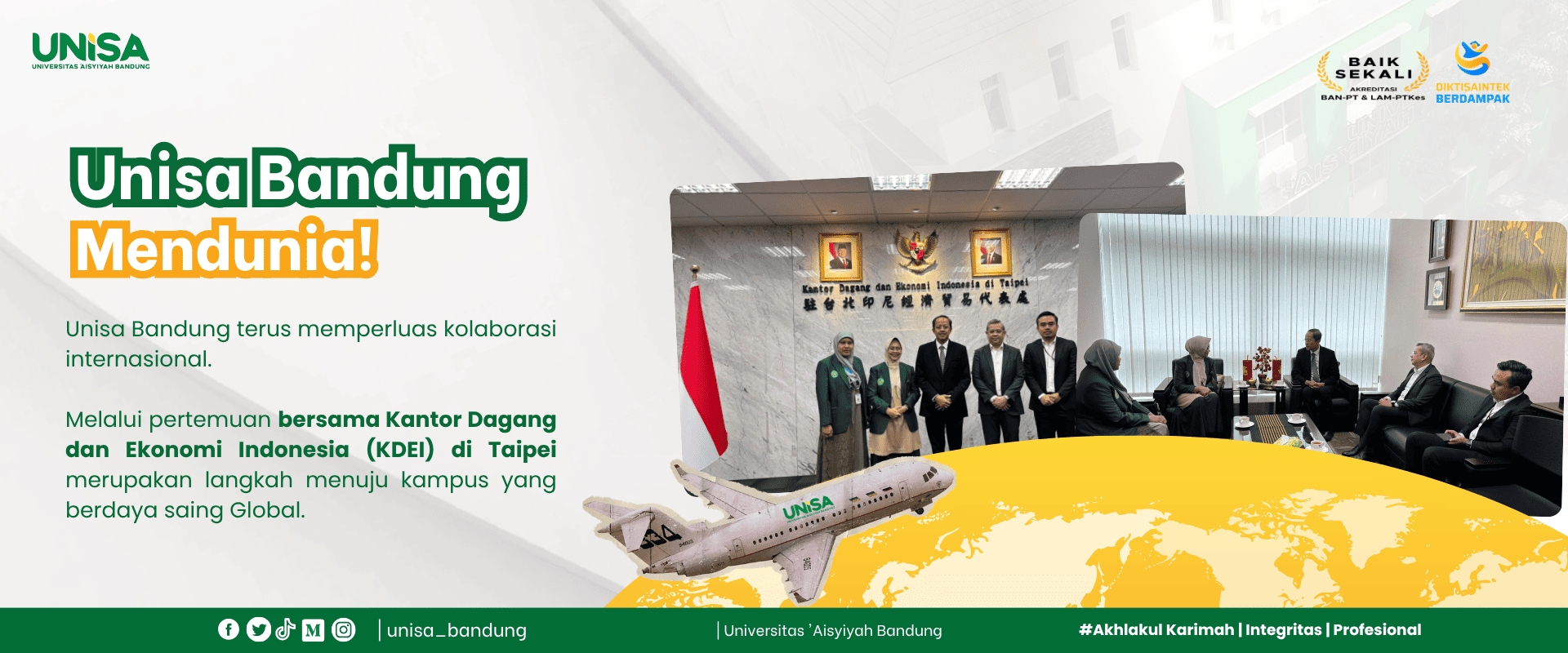 unisa bandung kerja sama ke taipei unisa bandung kerja sama ke taipei